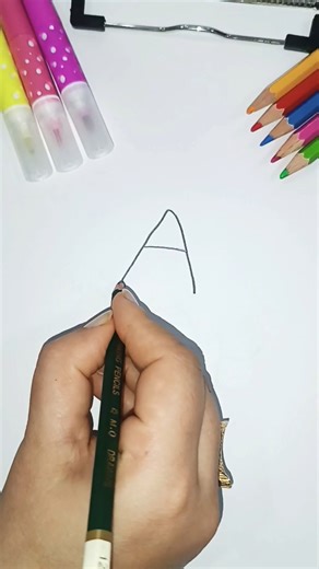 Masterpiece with the Letter A: A Creative Art Journey 🎨✨