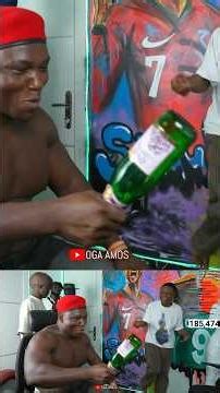 African Strongest man fails to break a bottle #livestreamclips
