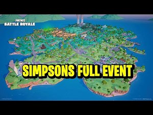 Fortnite Simpsons FULL EVENT #fortnite