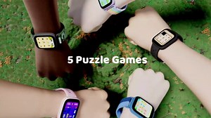 BIGGERFIVE Smart Watch for Kids, 1.8" Fitness Tracker Watch Pedometer, Heart Rate, Sleep Monitor, IP68 Waterproof, Calorie Step Counter, Puzzle Game with/without APP for Girls Boys Teen 5-16, 2 Straps