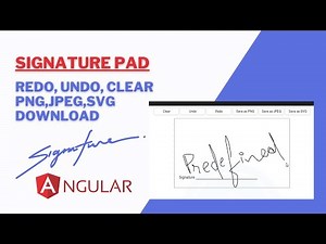 How to Use Signature in Angular App