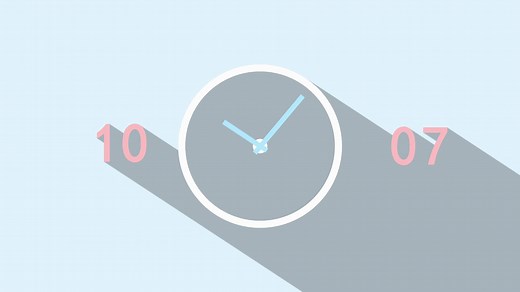 【模板分享】AE表达式制作的时钟动画