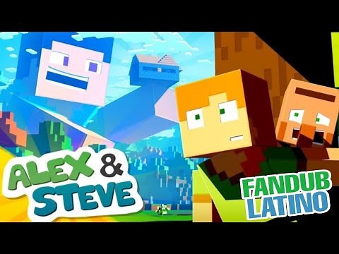 STEVE GIGANTE | La Vida de Alex y Steve (Animación de Minecraft) Español Latino (Fandub)