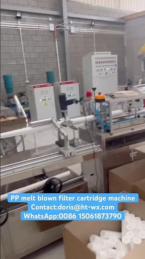 PP melt blown filter cartridge machine #filtermakingmachine #filters
