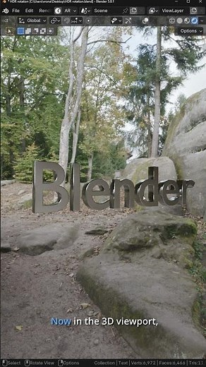 How to rotate HDRI like a pro in Blender