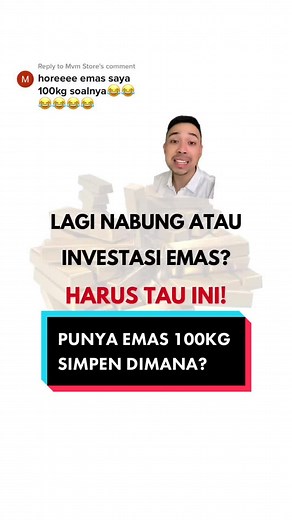 Replying to @Mvm Store Tips biar gak bingung lagi buat yang lagi nabung emas! titip di @Sahabat Pegadaian aja . #GadaiAjaDulu #titipemas #investasiemas #nabungemas #hargaemas #pegadaiandigital #beliemas #logammulia