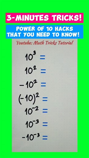 Base 10 Hacks that you should learn! 😳 | Math Tricks Tutorial