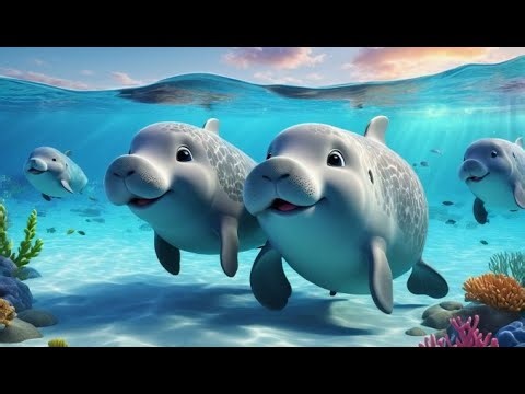 Dugong Tails Go Flap Flap Flap | Animal Nursery Rhyme | Kids Songs | Baby Musicp