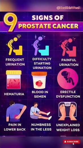 9 Early Signs of Prostate Cancer You Need to Know #health #healthydiet