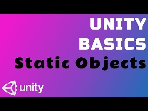Unity Basics for beginners - Static Objects