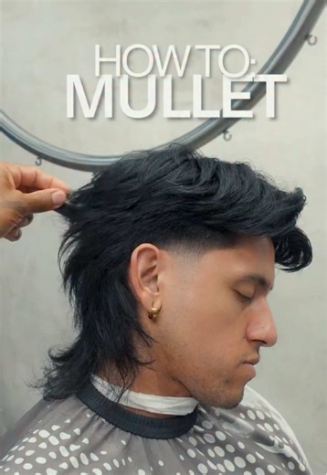 Mullet Tutorial FULL Barber 💈 ✨ BREAKDOWN 📽️ STEP BY STEP ✅ Disconnection | Main thing here was removing length but building enough weight to create a visual connection! Barber 💈 @by.Giancarlo #barberlife #asmrsounds #fyp #tutorial #taperfade