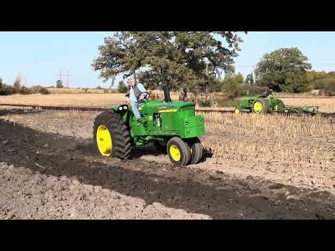 4020 and 3020 Diesels Plowing Dirt John Deere Fall 2024