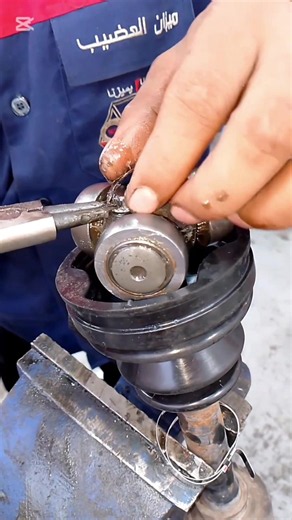 ‏Cv Axle Boot fitting and bearing greasing #automobile #garage #trick