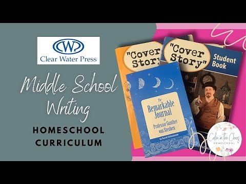 MIDDLE SCHOOL WRITING CURRICULUM | Clearwater Press Cover Story Writing Flip Through and Review