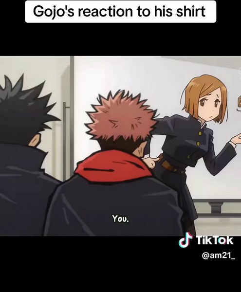 Gojo's Shirt Mishap | Hilarious Reactions