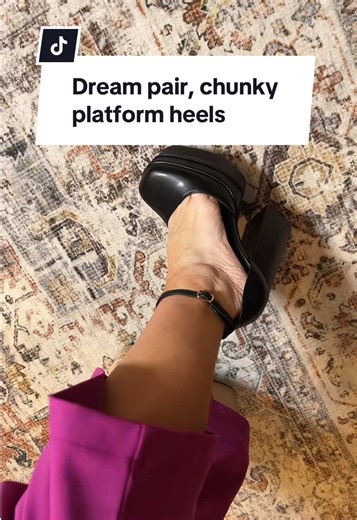 These Dream Pairs chunky platform heels give you that bold, elevated look while still being comfortable enough to actually wear. The chunky heel balances your weight so they’re easier to walk in, and the fit is true to size with plenty of room for wide feet. With multiple color options, you can find the perfect pair to complete any outfit. Prices are subject to change. Results may vary. #ChunkyHeels #platformheels @Dream Pairs