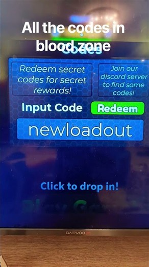 all the codes in blood zone
