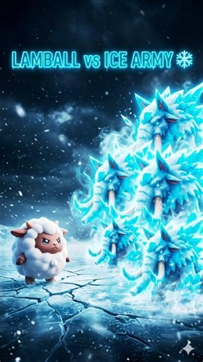 Lamball vs 5 Mammorest Cryst 😱❄️#palworld #shorts #gaming