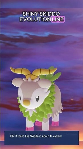 AMAZING SHINY EVOLUTION LINE: Skiddo to Gogoat | Pokémon Legends Z-A