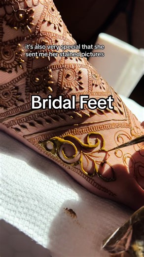 Bridal Feet Henna Design Tutorial