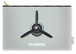 The Aviator - Alternative Movie Poster Zip Pouch by Movie Poster Boy