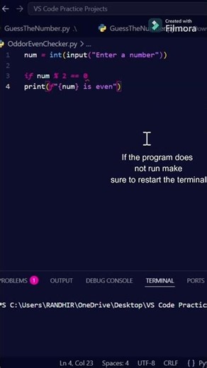 Odd or Even Checker in Python