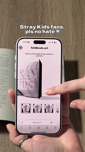 Web application: www.foldbook.art 🥺 #straykids