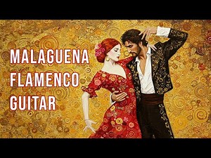 Spanish Malagueña Flamenco Guitar, Hypnotic Rhythm, Passionate Strumming, Vibrant Spanish Soundscape