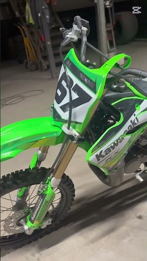 One of the cleanest Kawasaki 85 #dirtbike #kx85 #motocross #cc #85cc