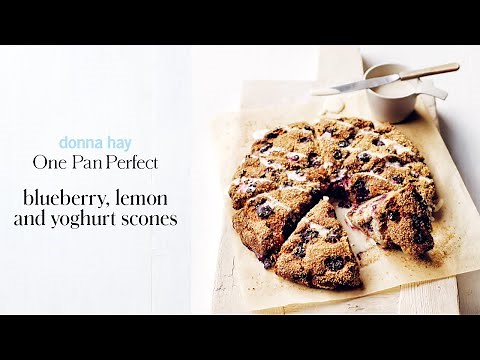 blueberry, lemon and yoghurt scones | One Pan Perfect by Donna Hay