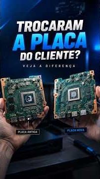 TROCARAM A PLACA DO CLIENTE? 😳🎮