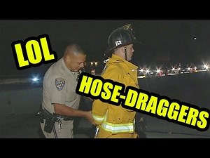 FIREFIGHTERS vs COPS!!