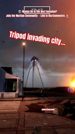War of The Worlds Tripod Inaded the City... #waroftheworlds #robloxwotw #wotw #tripods #scifi #alien