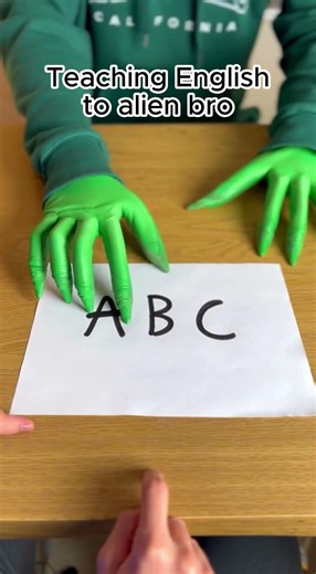 helping him to learn 😂 #alien #funny#memes #alienstory #journey #viral #aliens
