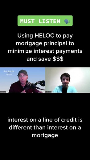 This is a MUST listen as it is rare to hear people talk at this high of a level financially. He shows us how to use debt from a HELOC to pay off debt on a mortgage which saves tens of thousands of ars of interest (pending the loan amount). You’ve GOT to listen to this episode of 💰👓🏫 #financialeducation #financialliteracy #financialfreedom #investing #HELOC #millennialfinance #realestate #moneyvisionu #mvu