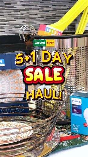 𝗦𝘁𝗮𝗿𝘁 𝗰𝗿𝗲𝗮𝘁𝗶𝗻𝗴 𝗵𝗲𝗮𝗿𝘁𝘄𝗮𝗿𝗺𝗶𝗻𝗴 𝗵𝗼𝗹𝗶𝗱𝗮𝘆 𝗺𝗼𝗺𝗲𝗻𝘁𝘀 𝘄𝗶𝘁𝗵 𝗼𝘂𝗿 𝘁𝗿𝘂𝘀𝘁𝗲𝗱 𝗯𝗿𝗮𝗻𝗱𝘀! 🛍️🎄 With up to 𝟱𝟬% 𝗢𝗙𝗙 from the 𝟱 𝟭 𝗗𝗮𝘆 𝗦𝗮𝗹𝗲, you can enjoy savings on must-haves from dinnerware, organizers, lighting solutions, and more! Visit any Wilcon Depot or Do It Wilcon branch nationwide. You may also shop online at https://shop.wilcon.com.ph/5-1-day-sale. Per DTI Fair Trade Permit No. FTEB-234792, Series of 2025 #WilconDepot #DoItWilcon #Buil