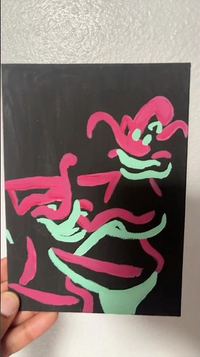 Pink Elephants on Parade- Dumbo Painting #shorts #disney #disneyart #dumbo #painting