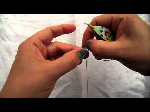 Tatting - The Split Chain (Traditional Tatting)