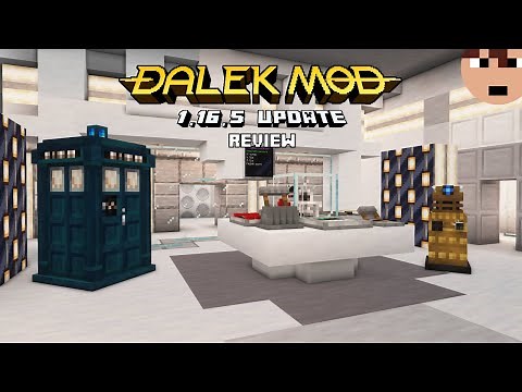 Dalek Mod 1.16.5 REVIEW | The NEW Dalek Mod!