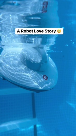 They’re so cute tho😭😂 #pool #funny #cute #robot #vacuum #underwater #poolaccessories #poolcleaning #poolvacuum | Don't Drink and DIY