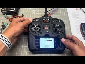 Spektrum NX radio sailplane programming in 4mn
