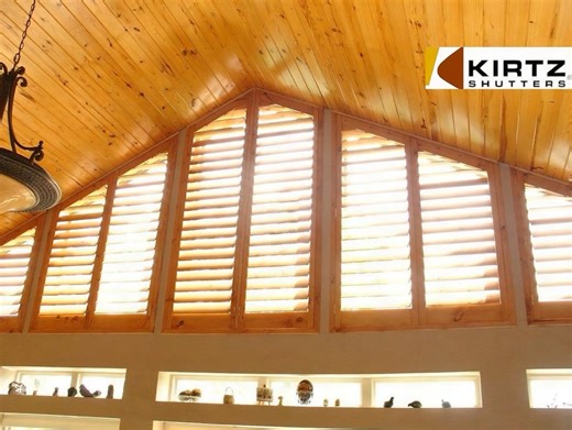 Architectural Shutters ✨ Most People Just Leave Their Beautiful Architectural Windows... Empty Arched windows. Angled headers. Circular designs. Triangular peaks. Your architect chose these features to make your home distinctive. Then most homeowners cover the regular windows and leave these stunning architectural elements completely bare. Why? Because "Most companies don't make window treatments for odd shapes." We do. Architectural shaped shutters celebrate your windows instead of abandoning t