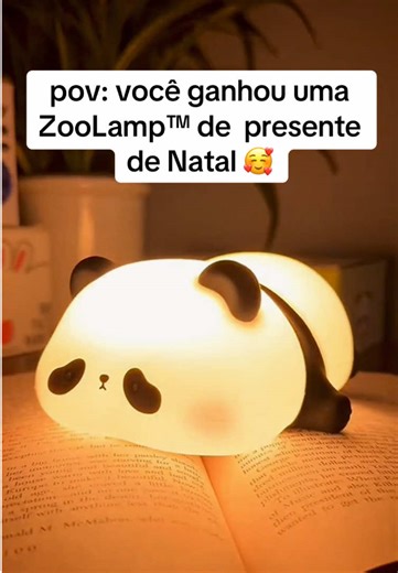 🚨| Link na Bio! Apaixonada na minha ZooLamp™ de natal 🥰 #foryour #paravoce #vaiprofycaramba #luminaria #panda #animal #presente #natal #presentedenatal #luminariadebichinho #viral_video #euquero #papainoel