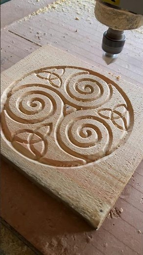 Perfect Circle CNC Carving 😍 | Most Satisfying Wood Cutting Process