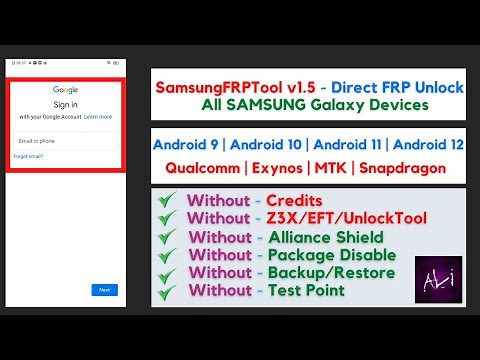 FREE - All SAMSUNG FRP Unlock 2022 [Android 9/10/11/12] - No Z3X/EFT/UnlockTool - Tool Link Inside