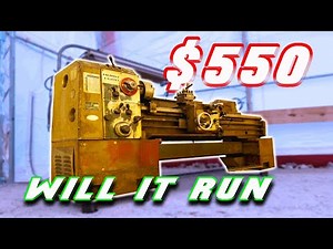 Cheap Lathe / Will it Run & Make Chips ?... Non CNC Machine