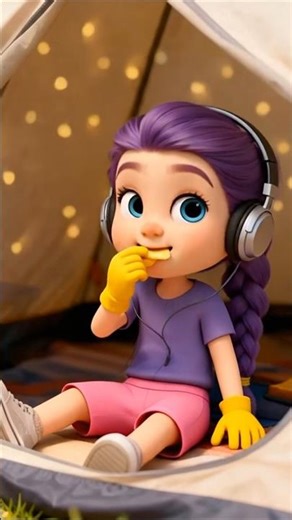 Tent Trouble Turned Success Girl Builds Ideal Campsite at Home After Camping Fail