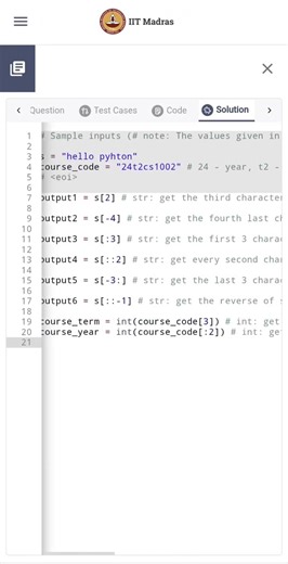 Python Week 1 GRPA 3 || IIT Madras BS Degree