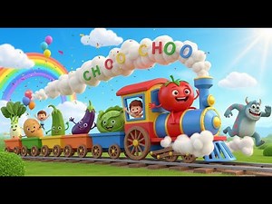Aha Tamatar Train Poem for Children 🚂 | Fun Vegetable Train Song in Hindi