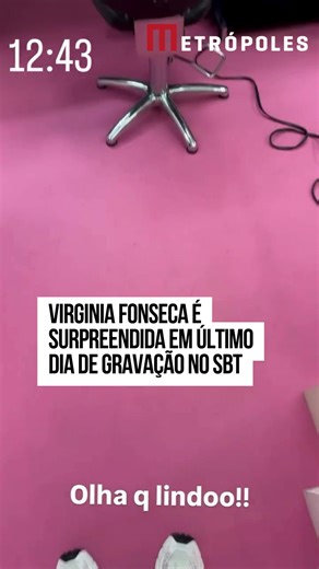 Virginia Fonseca se despede do SBT com emoção